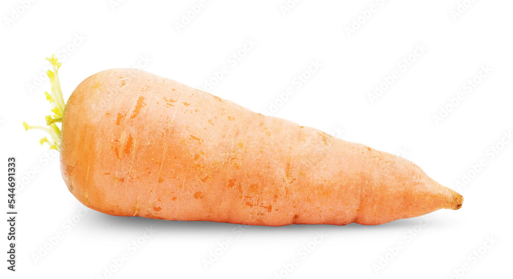 Set of fresh ripe carrots on white background Set of fresh ripe carrots on white background