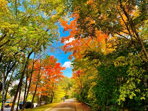 Monon Trail in Broad Ripple, Indianapolis, Indiana - Fall 2022 photo