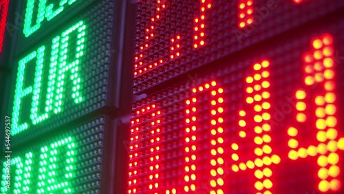 Foreign currency exchange rates in Georgia