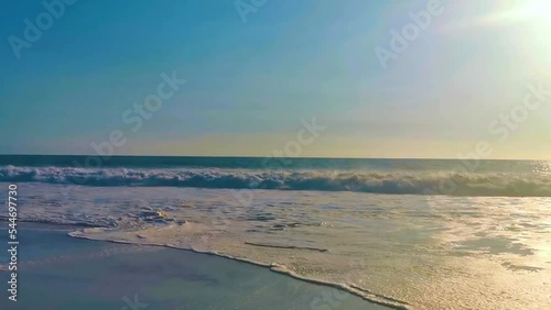 Extremely huge big surfer waves at beach Puerto Escondido Mexico.