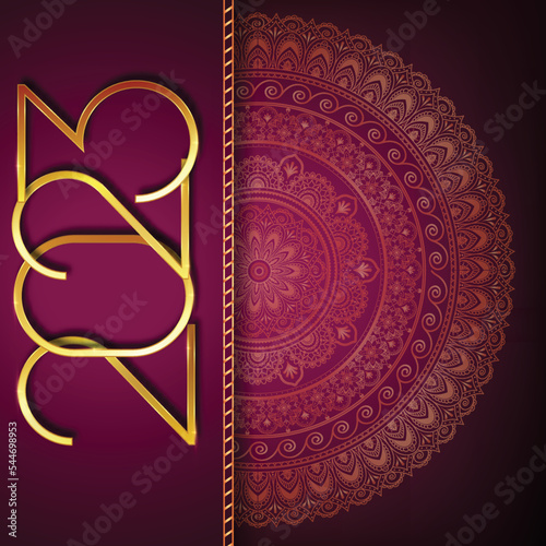 happy-new-year-2023-mandala-background
