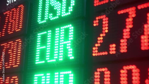 Foreign currency exchange rates in Georgia