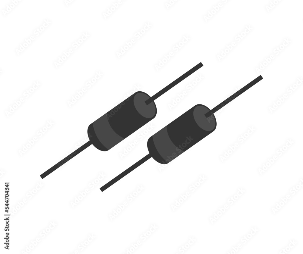 Diode, zener diode, alarm diode, light emitting diode, bulb component