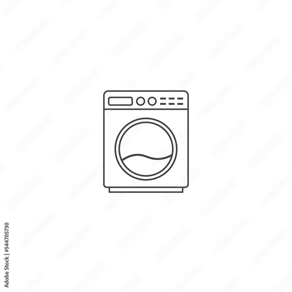 Washing Machine Icon Vector Illustration Eps10 Washing Machine Icon Vector Illustration Eps10