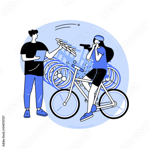 Find the perfect bike isolated cartoon vector illustrations.