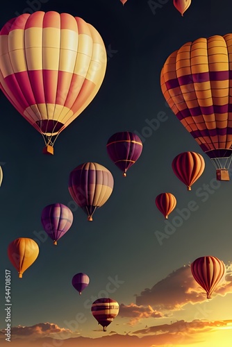 hot air balloon show