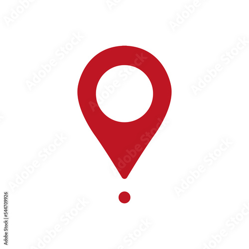 Geolocation. Coordinates. GPS. A simple icon. Vector.