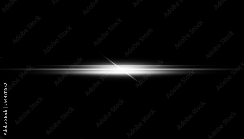 Fototapeta premium Overlays, overlay, light transition, effects sunlight, lens flare, light leaks. High-quality stock image of sun rays light effects, overlays or flare glow isolated on black background for design