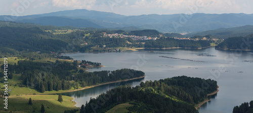 Beautiful view from Dospat reservoir in Bulgaria © Piotr