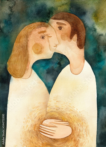 A couple becoming one