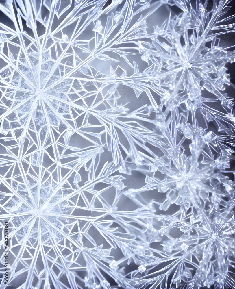 A beautiful snowflake crystal is photographed closeup. The intricate details of the ice are revealed in amazing detail. A beautiful snowflake crystal is photographed closeup. The intricate details of the ice are revealed in amazing detail.