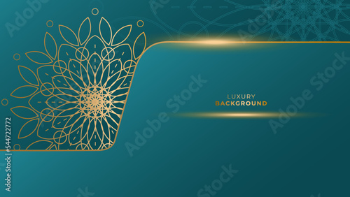 Luxury mandala background with arabesque pattern arabic islamic east style. Decorative meditation ornamental mandala for print, poster, cover, brochure, flyer, banner.