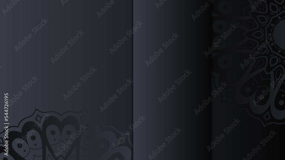 Simple black ornamental mandala texture background Simple black ornamental mandala texture background