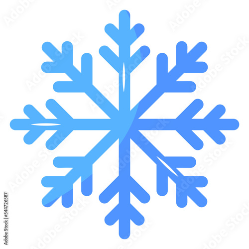 An eye catchy flat icon of snowflake 