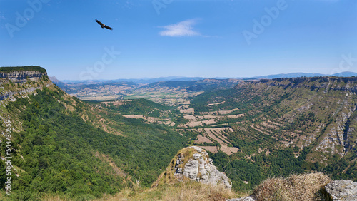 Delika canyon in the Monte Santiago Natural Park, located between the provinces of Alava, Burgos and Bizkaia (Spain) photo