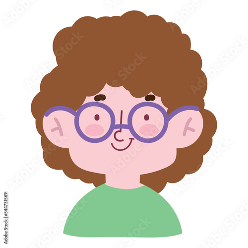 boy with eyeglasses