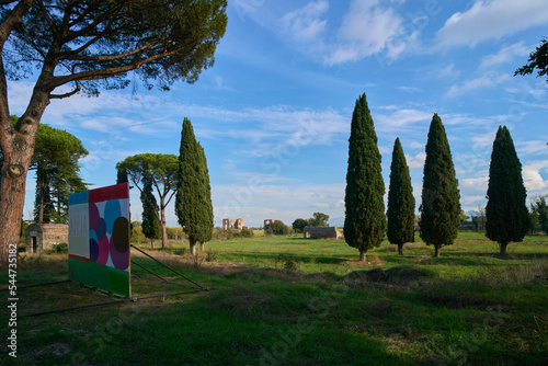 Villa dei Quintili archeological complex on the antique Appian Way (Via Appia Antica) in Rome, Italy
 photo