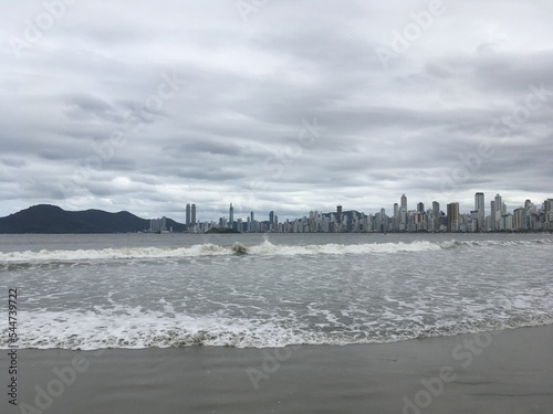 beach in the morning