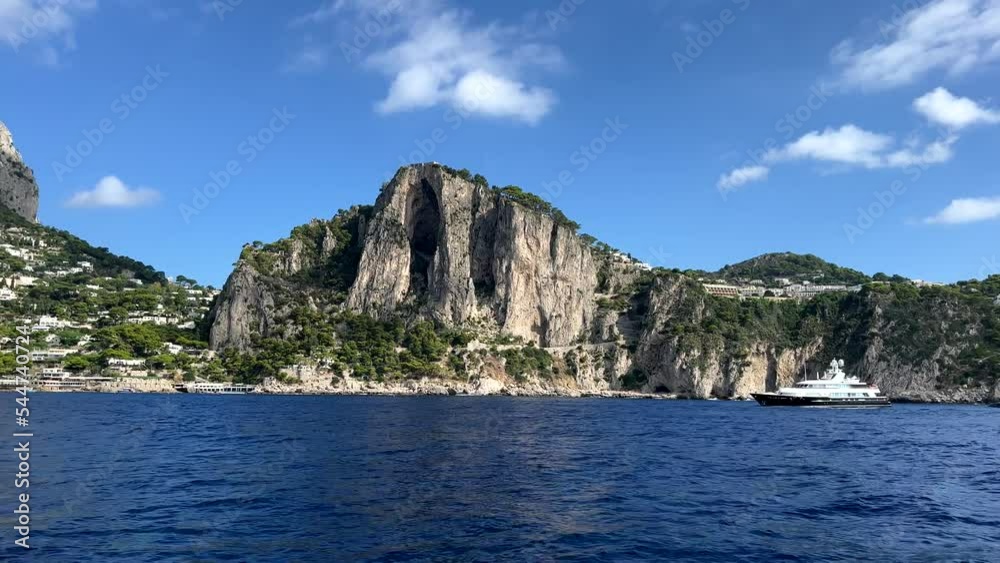 Rocks of Capri Island near Faraglioni rocks Rocks of Capri Island near Faraglioni rocks