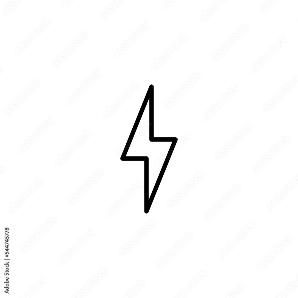 Lightning icon vector illustration. electric sign and symbol. power icon. energy sign Lightning icon vector illustration. electric sign and symbol. power icon. energy sign