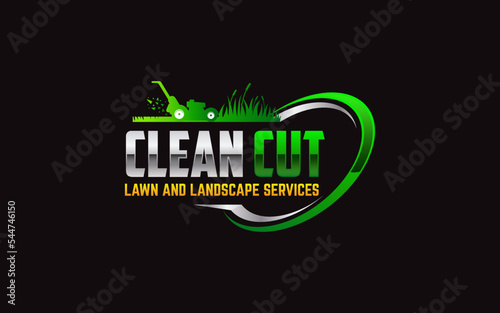 Illustration graphic vector of lawn care, landscape services, grass concept logo design template