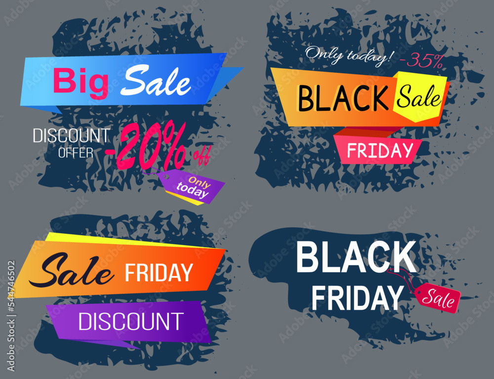 Best discount on all products promotional posters Vector Image