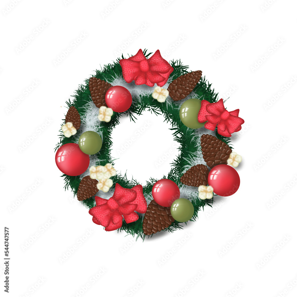 christmas wreath isolated on white christmas wreath isolated on white