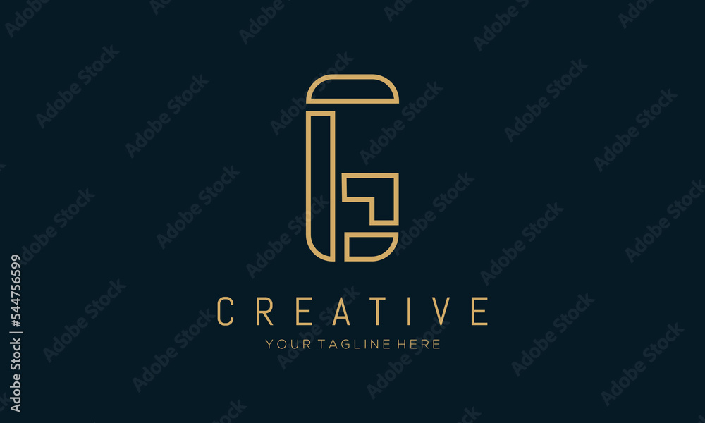 Golden Initial Letter G Logo Design with Circle Element. Linked Typography G Dot Letter Logo Design. Golden Initial Letter G Logo Design with Circle Element. Linked Typography G Dot Letter Logo Design.