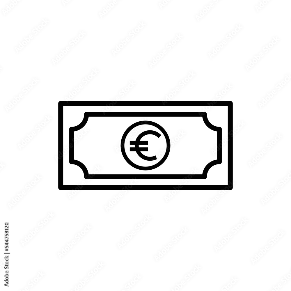 Euro icon vector logo design template Euro icon vector logo design template
