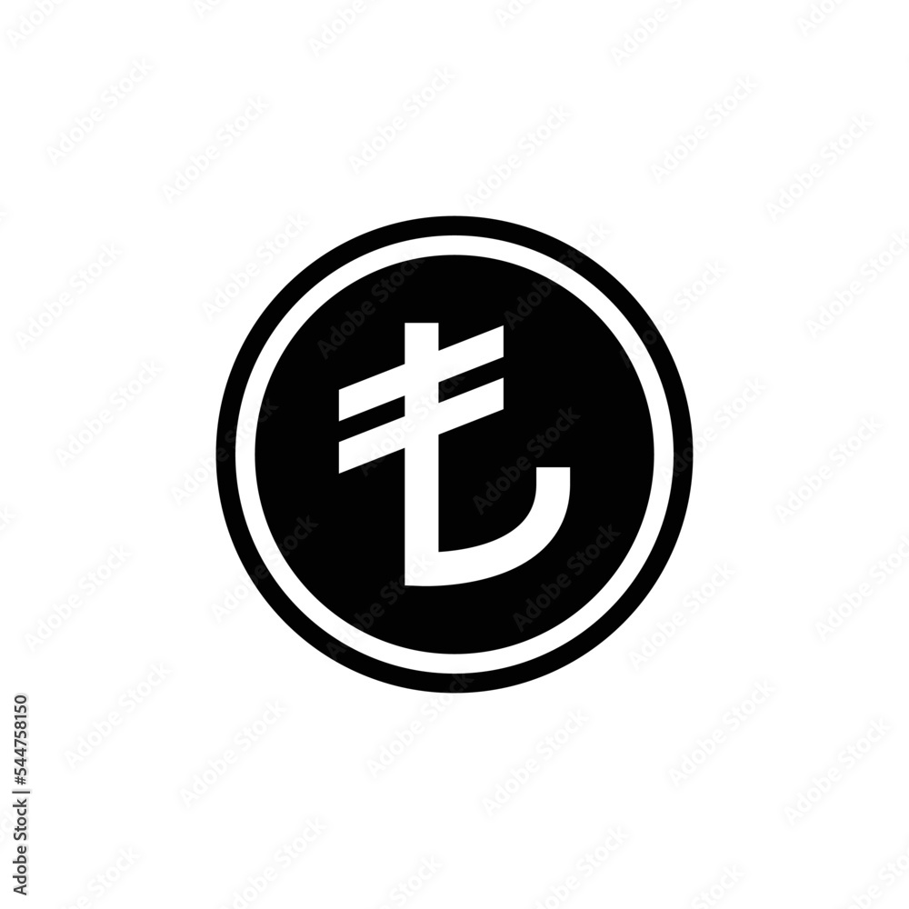 Lira icon vector logo design template Lira icon vector logo design template