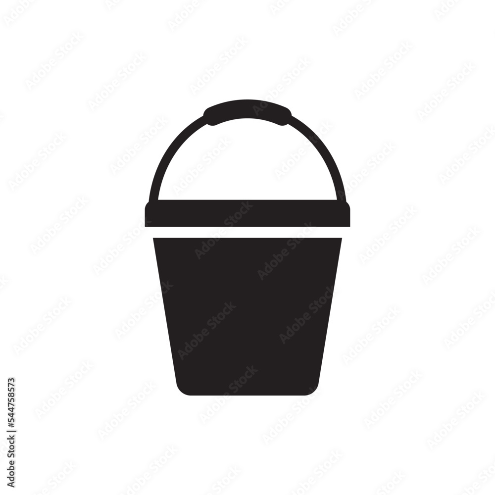 bucket icon vector design illustration bucket icon vector design illustration