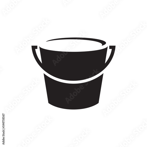 bucket icon vector design illustration