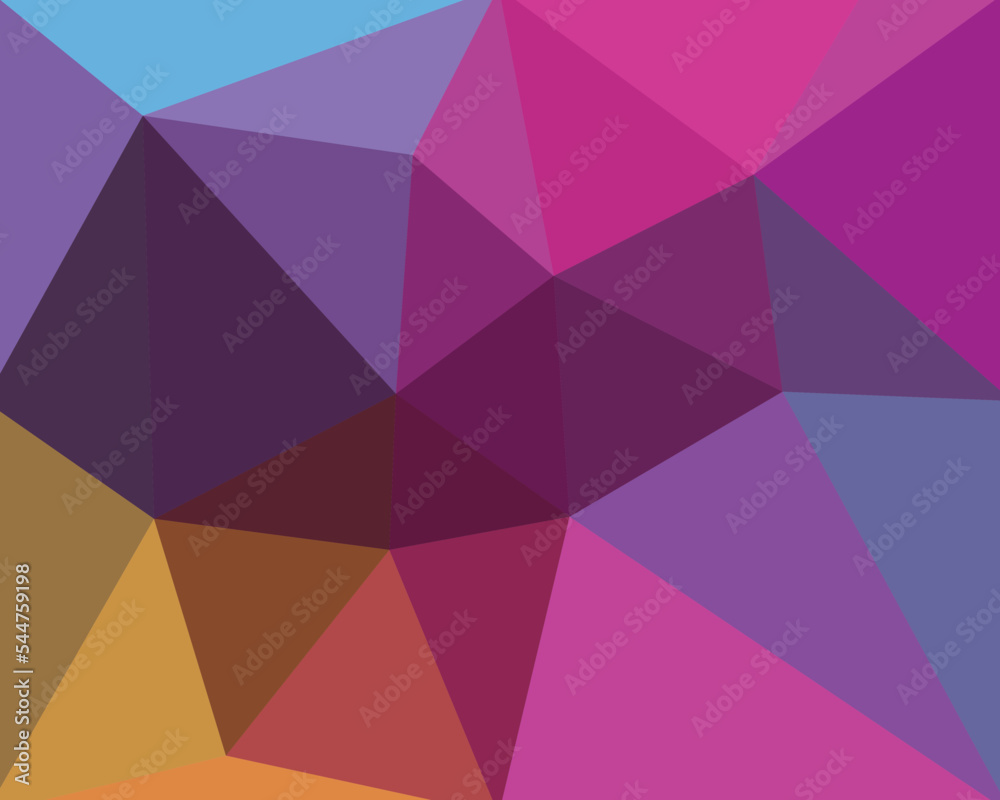 Fototapeta premium vector theme color abstract geometric background