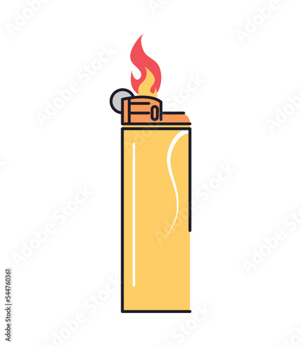lighter isolated on a white background