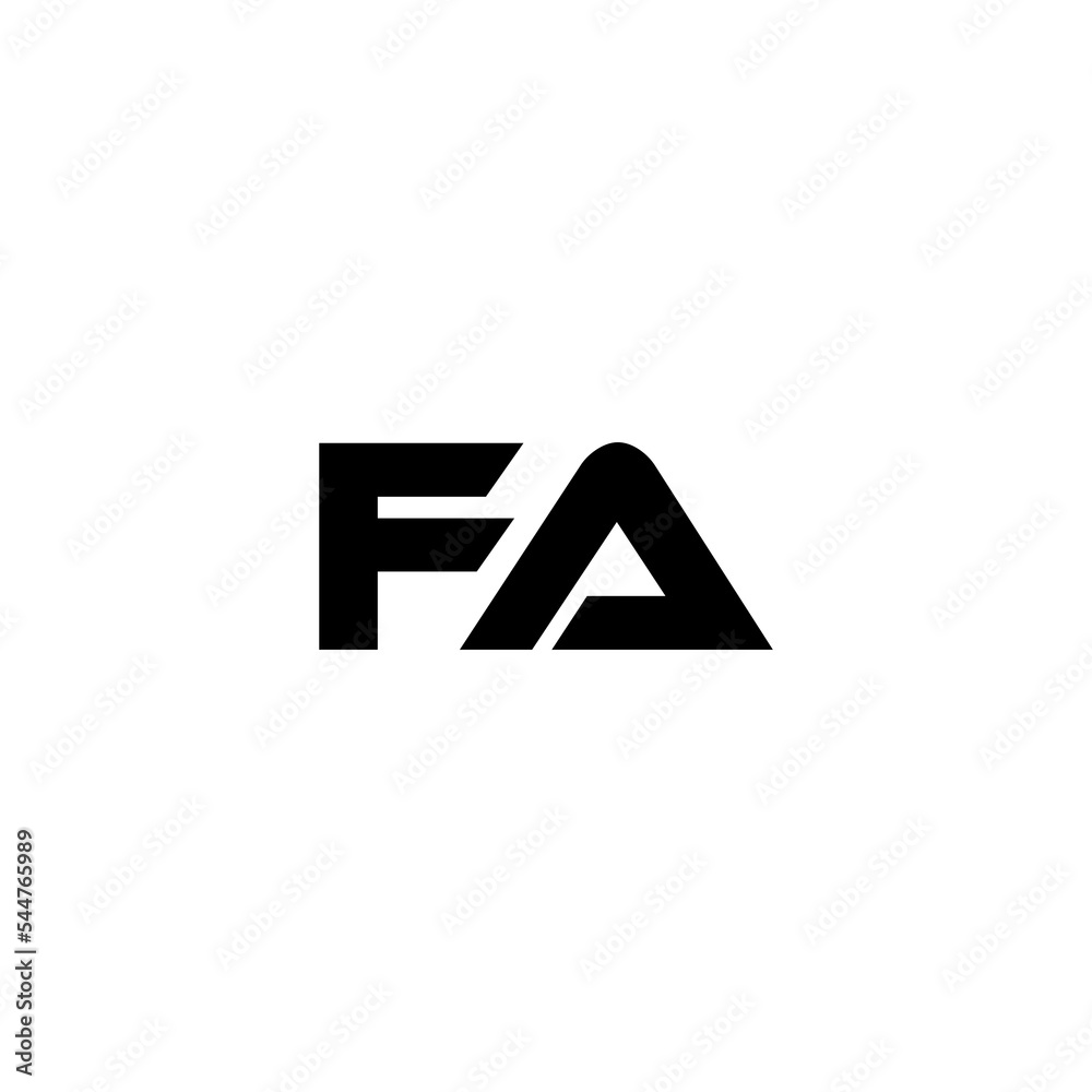 FA letter logo design with white background in illustrator, vector logo modern alphabet font overlap style. calligraphy designs for logo, Poster, Invitation, etc. FA letter logo design with white background in illustrator, vector logo modern alphabet font overlap style. calligraphy designs for logo, Poster, Invitation, etc.