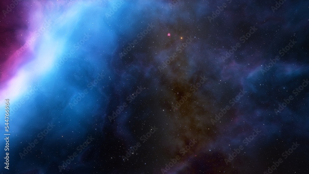 Space nebula, for use with projects on science, research, and education. Illustration
