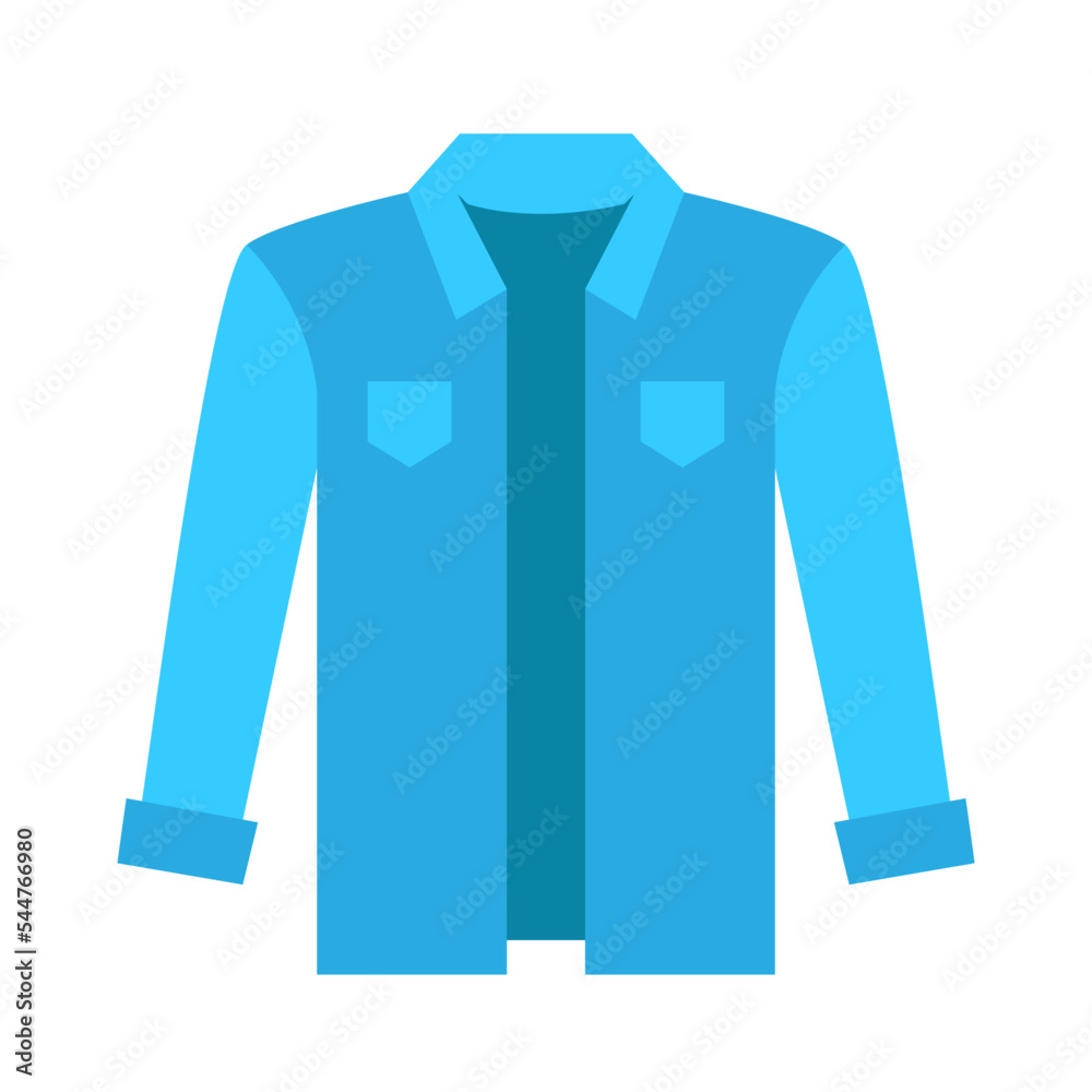 Naklejka premium Illustration of Jacket design Icon