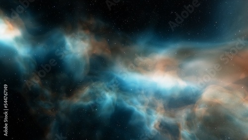 red-violet nebula in outer space  horsehead nebula  unusual colorful nebula in a distant galaxy  red nebula 3d render 