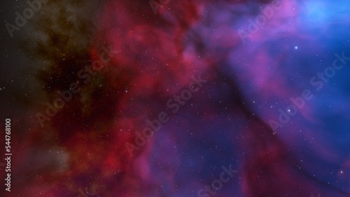 Night sky - Universe filled with stars  nebula and galaxy 