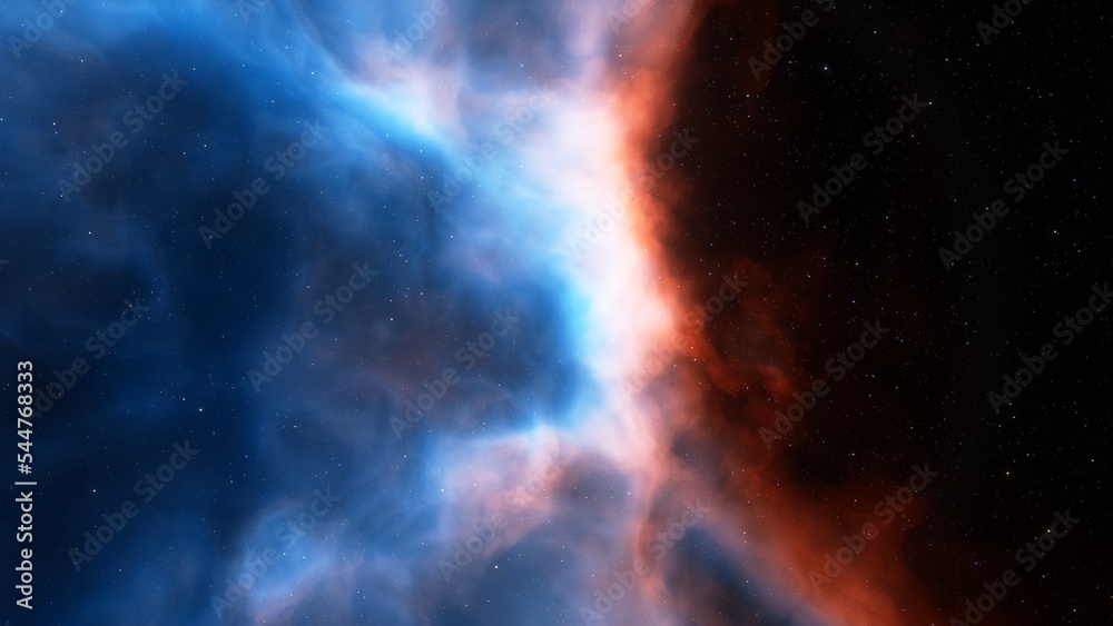 nebula gas cloud in deep outer space, science fiction illustration, colorful space background with stars 3d render
nebula gas cloud in deep outer space, science fiction illustration, colorful space background with stars 3d render