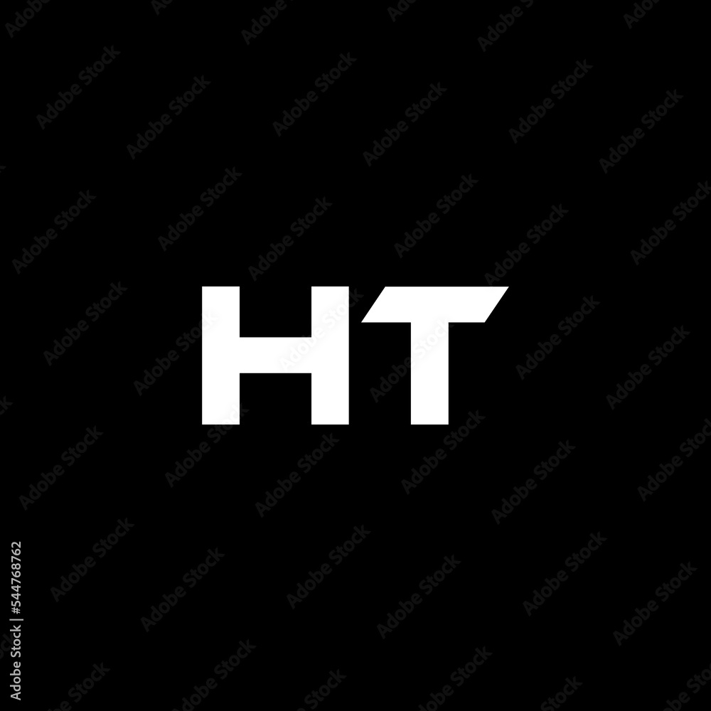 HT letter logo design with black background in illustrator, vector logo modern alphabet font overlap style. calligraphy designs for logo, Poster, Invitation, etc. HT letter logo design with black background in illustrator, vector logo modern alphabet font overlap style. calligraphy designs for logo, Poster, Invitation, etc.