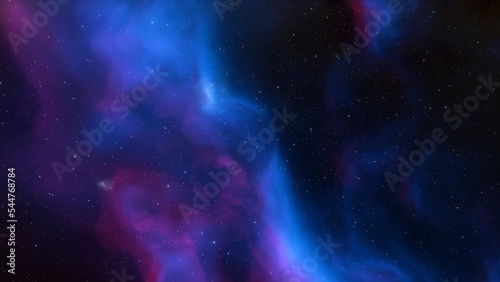 Deep outer space with stars and nebula 