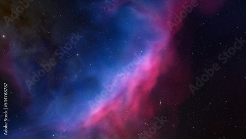 Fototapeta Naklejka Na Ścianę i Meble -  Deep outer space with stars and nebula
