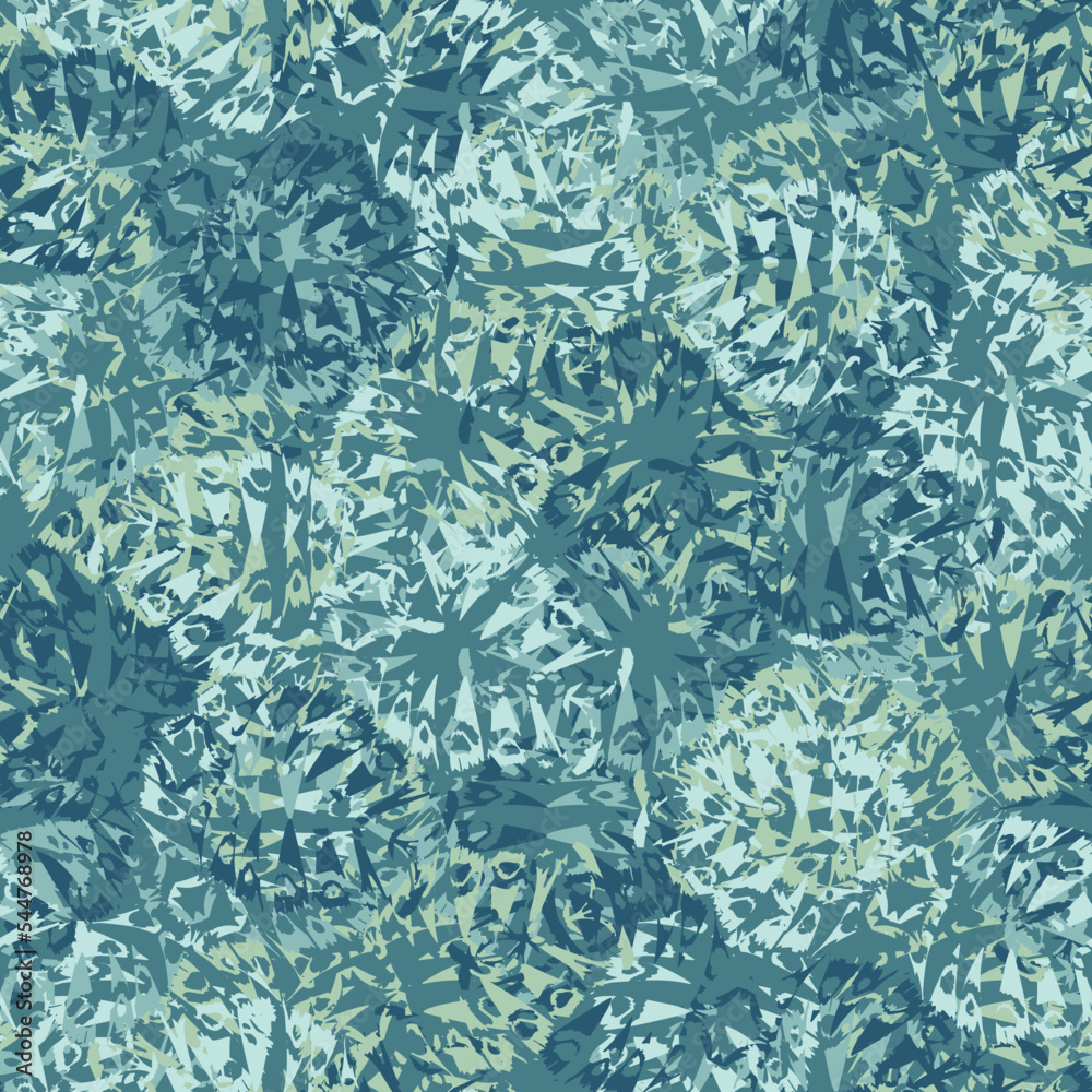 Seamless fractal pattern in vector format for printed fabrics or any ...