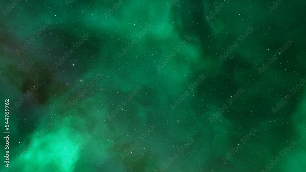 Obraz premium red-violet nebula in outer space, horsehead nebula, unusual colorful nebula in a distant galaxy, red nebula 3d render 