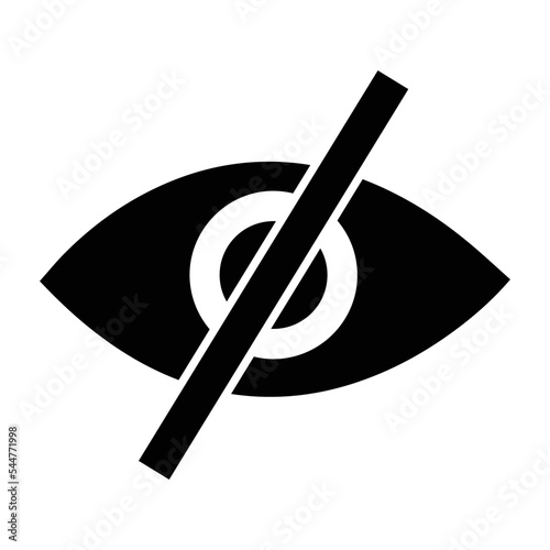 Disable, eye, hide icon