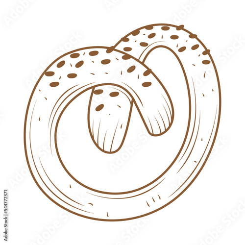 pretzel bakery icon