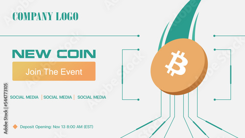 banner card poster minimalist design modern look advertisment placard