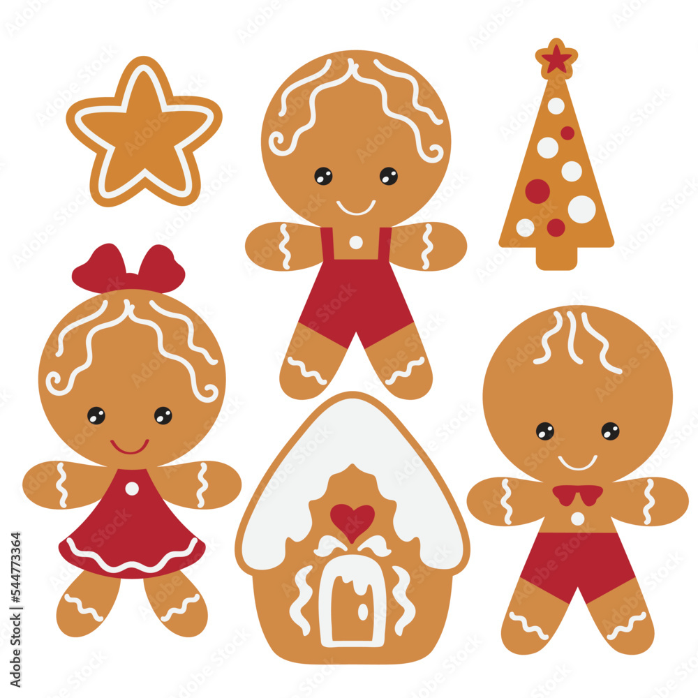 gingerbread-man-bundle-vector-cartoon-illustration-stock-vector-adobe