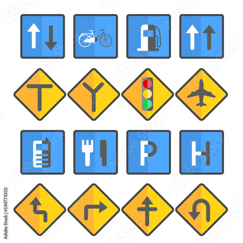 Free Download Road Signs and Symbols set - GFXLoad